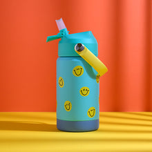 Laden Sie das Bild in den Galerie-Viewer, Trinkflasche Smile türkis 350ml