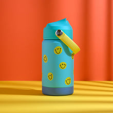 Laden Sie das Bild in den Galerie-Viewer, Trinkflasche Smile türkis 350ml