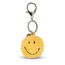 Laden Sie das Bild in den Galerie-Viewer, Smiley Eco Cord Schlüsselanhänger Yellow