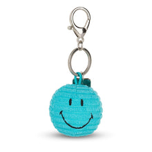 Laden Sie das Bild in den Galerie-Viewer, Smiley Eco Cord Schlüsselanhänger Teal