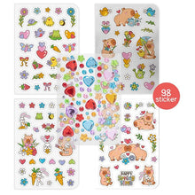 Laden Sie das Bild in den Galerie-Viewer, Capybara Stickermalbuch inkl. Diamond-Sticker