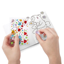Laden Sie das Bild in den Galerie-Viewer, Capybara Stickermalbuch inkl. Diamond-Sticker