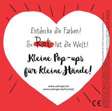 Laden Sie das Bild in den Galerie-Viewer, Rot Pop-Up ab 3J.