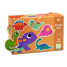 Laden Sie das Bild in den Galerie-Viewer, Puzzle Duo "Dinos"