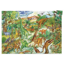 Laden Sie das Bild in den Galerie-Viewer, Wimmel-Puzzle "Dinosaurier" 100-teilig