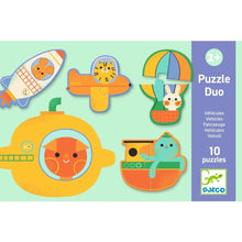 Laden Sie das Bild in den Galerie-Viewer, Puzzle Duo "Fahrzeuge"
