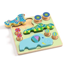 Laden Sie das Bild in den Galerie-Viewer, Holzpuzzle 2in1 Puzz &amp; Roll Bariolo