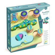 Laden Sie das Bild in den Galerie-Viewer, Holzpuzzle 2in1 Puzz &amp; Roll Bariolo
