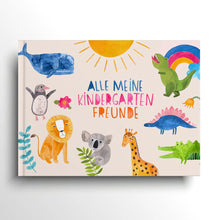Laden Sie das Bild in den Galerie-Viewer, Kindergarten Freundebuch "Alle meine Kindergarten Freunde"