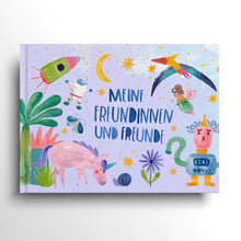 Laden Sie das Bild in den Galerie-Viewer, Kindergarten Freundebuch "Meine Freundinnen und Freunde"
