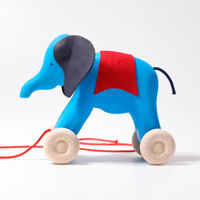 Laden Sie das Bild in den Galerie-Viewer, Elefant Otto blau