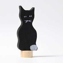 Laden Sie das Bild in den Galerie-Viewer, Steckfigur schwarze Katze