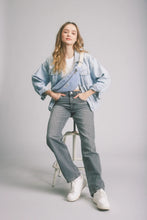 Laden Sie das Bild in den Galerie-Viewer, Gürteltasche Olivia Denim Blau
