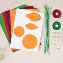 Laden Sie das Bild in den Galerie-Viewer, Crafters Diy Filz Blumenstrauß