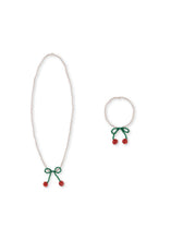 Laden Sie das Bild in den Galerie-Viewer, Pearly Halskette &amp; Armband Cherry