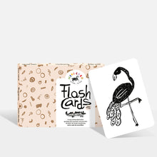 Laden Sie das Bild in den Galerie-Viewer, Flashcards Kontrastkarten "Safari Tiere"