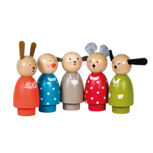 Laden Sie das Bild in den Galerie-Viewer, La grande famille "Figuren Set"