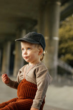 Laden Sie das Bild in den Galerie-Viewer, Granny Teddy Strumpfhose mit Trägern ohne Fuß Cinnamon Checked