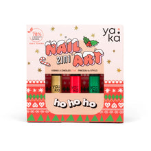 Laden Sie das Bild in den Galerie-Viewer, 2-in-1-Nagellack-Set "Ho Ho Ho"