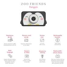 Laden Sie das Bild in den Galerie-Viewer, Zoo Friends Digitalkamera Pinguin