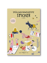 Laden Sie das Bild in den Galerie-Viewer, Spülmaschinenfeste Sticker "In Aktion"
