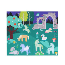 Laden Sie das Bild in den Galerie-Viewer, Mini Stickerset Einhorn Wald