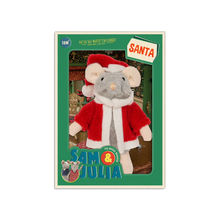 Laden Sie das Bild in den Galerie-Viewer, Kuscheltier Maus "Weihnachtsmann"