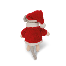 Laden Sie das Bild in den Galerie-Viewer, Kuscheltier Maus "Weihnachtsmann"