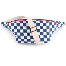 Laden Sie das Bild in den Galerie-Viewer, Hipbag "Checks Ecru/Blue"