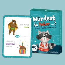 Laden Sie das Bild in den Galerie-Viewer, Würdest du lieber ...? Starke Fragen für Kinder